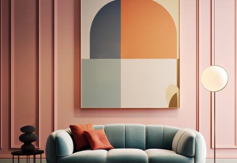 Child arranging geography puzzle maps